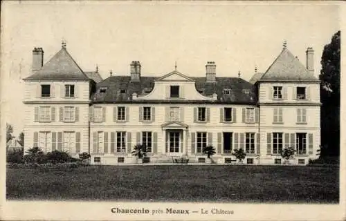 Ak Chauconin Seine et Marne, Chateau