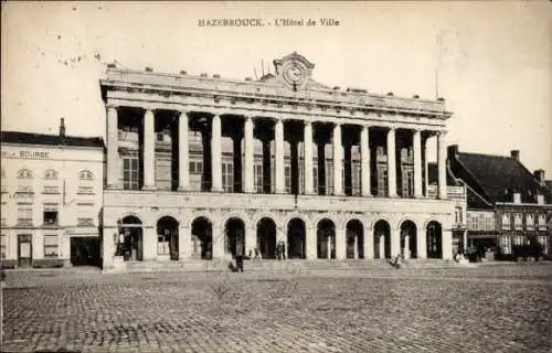 Ak Hazebrouck Nord, Hotel de Ville