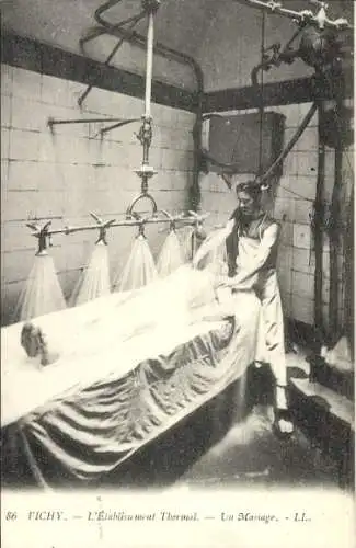 Ak Vichy-Allier, Thermalbad, Massage
