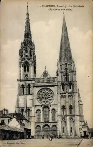 Ak Chartres Eure et Loir, Kathedrale