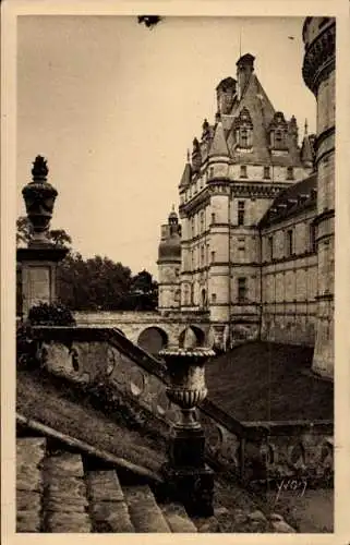 Ak Valencay Indre, Schloss, les Douves