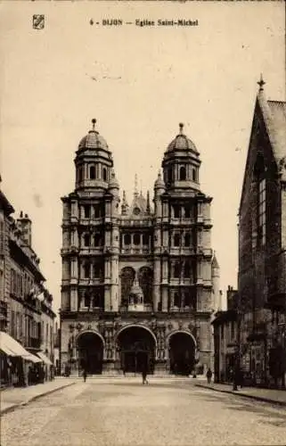 Ak Dijon Côte d’Or, Kirche Saint Michel
