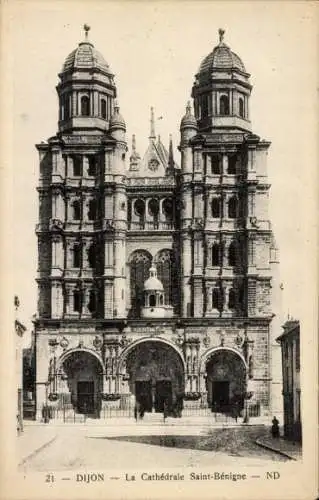 Ak Dijon Côte d’Or, Kathedrale Saint Benigne