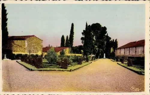 Ak Clermont l'Hérault Hérault, Jardin J. Boissieres