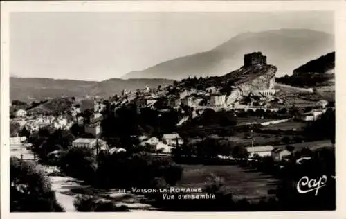 Ak Vaison la Romaine Vaucluse, Gesamtansicht