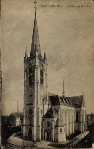 Ak Euskirchen Nordrhein Westfalen, Herz Jesuskirche