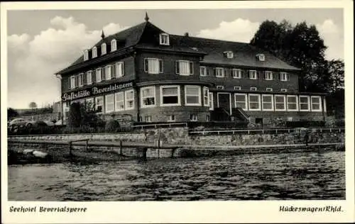 Ak Hückeswagen im Oberbergischen Kreis, Bevertalsperre, Seehotel