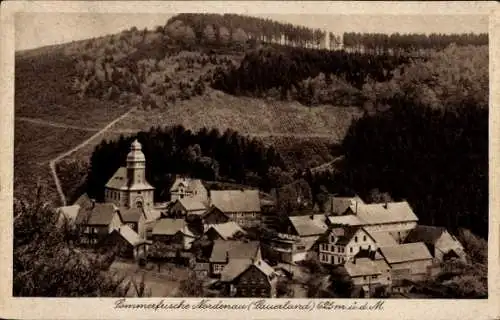 Ak Nordenau Schmallenberg im Sauerland, Blick auf Ort