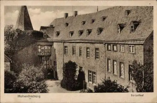 Ak Hohenlimburg Hagen in Westfalen, Schlosshof