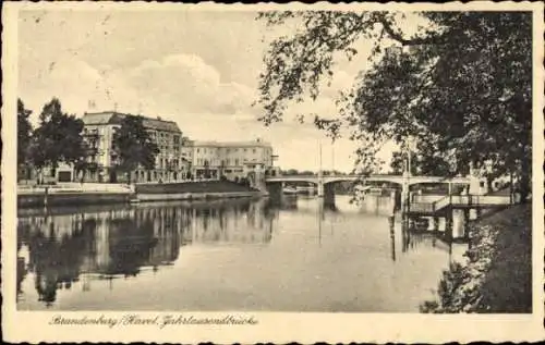 Ak Brandenburg an der Havel, Jahrtausendbrücke