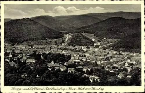 Ak Bad Lauterberg im Harz, Blick vom Hausberg