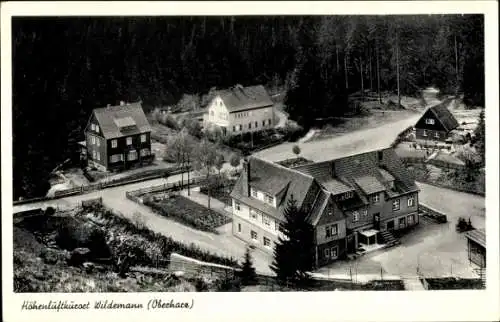 Ak Wildemann Clausthal Zellerfeld im Oberharz, Vogelperspektive