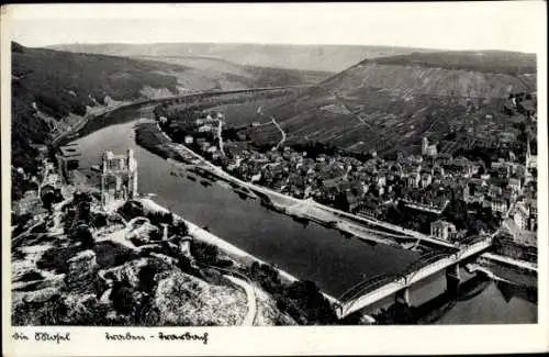 Ak Traben Trarbach an der Mosel, Panorama