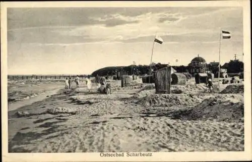 Ak Ostseebad Scharbeutz in Holstein, Strand