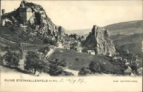 Ak Kallenfels Kirn an der Nahe, Ruine Steinkallenfels