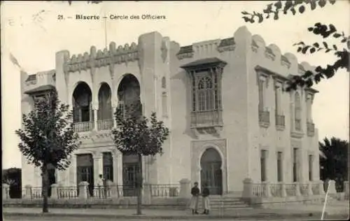 Ak Bizerte Tunesien, Kreis der Beamten