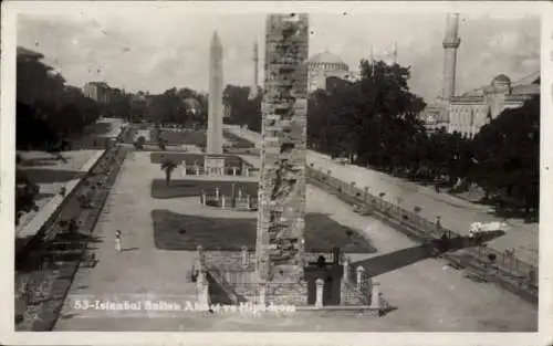 Ak Konstantinopel Istanbul Türkei, Sultan-Ahmed-Moschee, Hippodrom