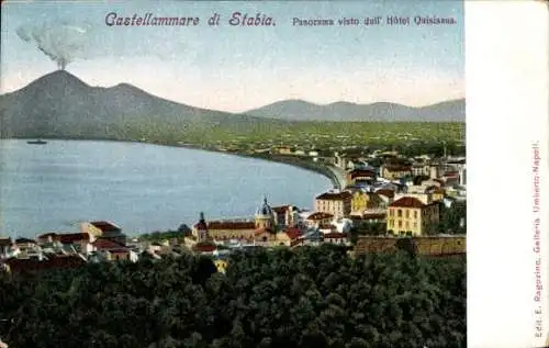 Ak Castellammare di Stabia Kampanien, Panorama