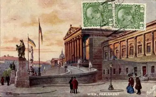Ak Wien 1 Innenstadt Österreich, Parlament