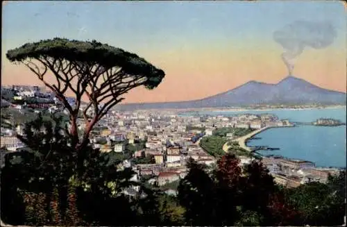 Ak Napoli Neapel Campania, Panorama
