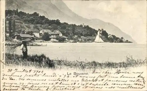Ak Le Bouveret Kanton Wallis, Panorama