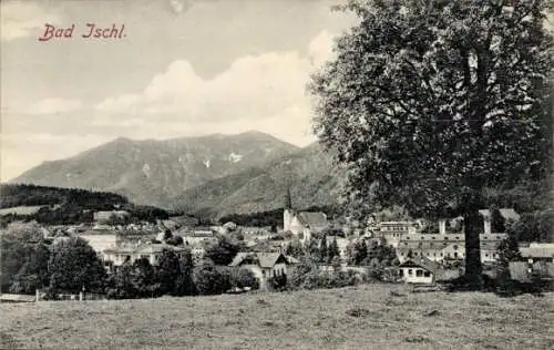 Ak Bad Ischl in Oberösterreich, Gesamtansicht