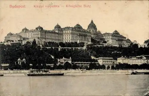 Ak Budapest Ungarn, Königliche Burg