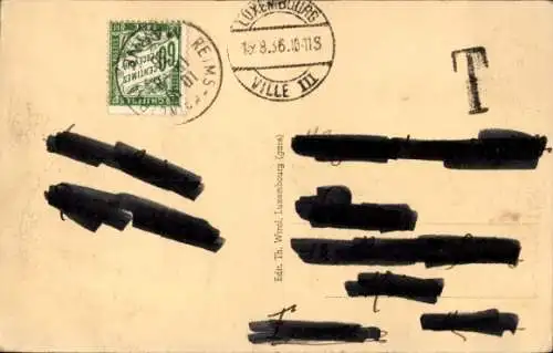 Ak Luxembourg Luxemburg, Die Adolphe-Brücke