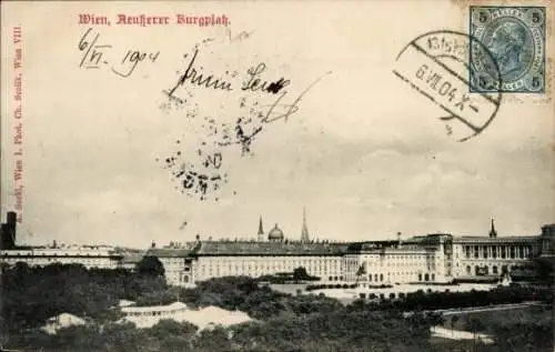 Ak Wien, Äußerer Burgplatz