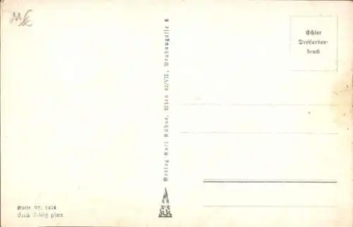 Künstler Ak Schütz, E., Glückwunsch Neujahr, Mann mit einem Ferkel