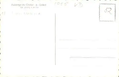 Ak Le Chalet in Gobet Kanton Waadt, Inn
