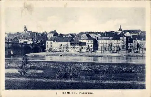 Ak Remich an der Mosel Luxemburg, Panorama