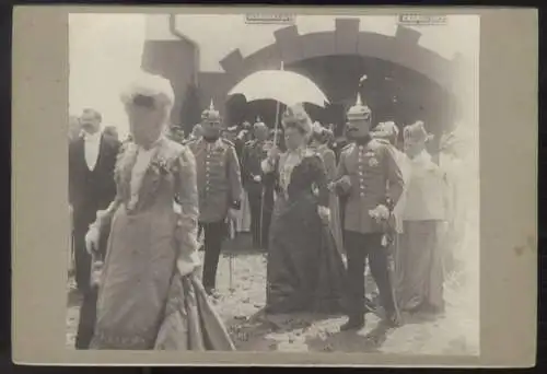 Cabinet Foto Fürstin Lippe, Prinz Karl von Baden, Gräfin Rosalie Gräfin v. Rhena, Prinz Max v. Baden