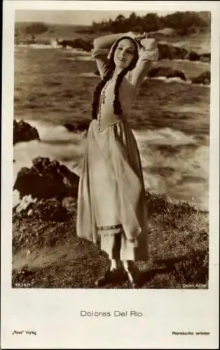Ak Schauspielerin Dolores Del Rio, Portrait