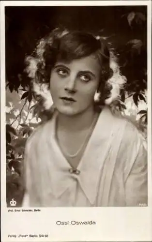 Ak Schauspielerin Ossi Oswalda, Portrait