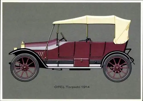 Ak Opel Torpedo 1914