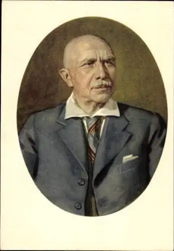 Künstler Ak Schriftsteller Alexander Serafimowitsch, Portrait