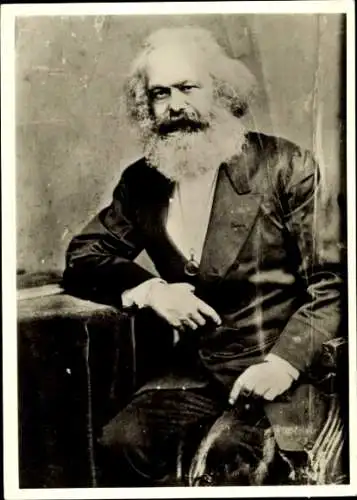 Ak Philosoph, Nationalökonom und Gesellschaftstheoretiker Karl Marx