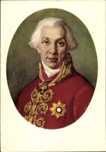 Künstler Ak Schriftsteller Gavriil Romanovič Deržavin, Portrait