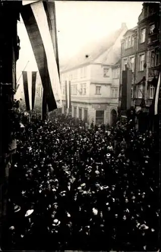 Foto Ak Lutherstadt Wittenberg, Festumzug 400 Jahre Reformation 1917