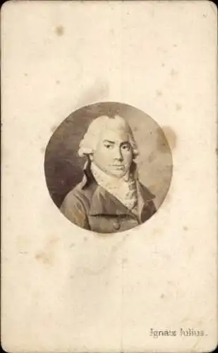 Kabinett Foto Hamburg, Männerportrait, Senator Anton Gösch ?