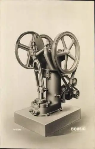 Ak A. Borsig, Berlin Tegel, Bohrloch-Kolbenpumpe, 5,5 cbm stündlich, 40m Förderhöhe