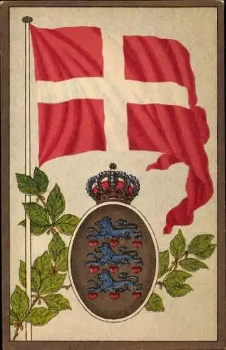 Wappen Ak Dänemark, Flagge