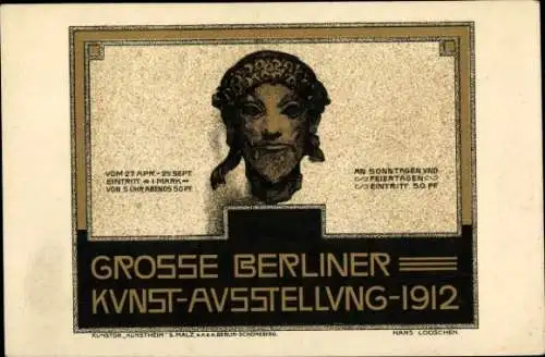 Künstler Ak Looschen, Hans, Große Berliner Kunstausstellung 1912