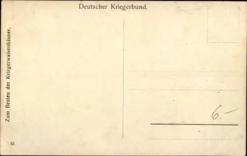 Künstler Ak Hoffmann, Anton, Deutsche Kavallerie im Sprunggarten, Pickelhaube, Deutscher Kriegerbund