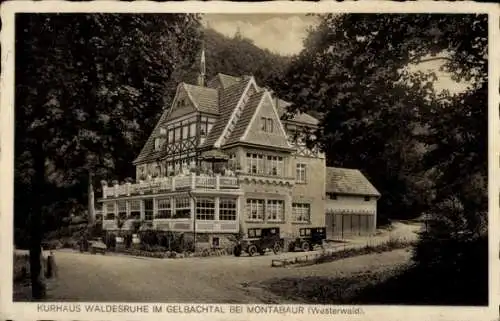 Ak Montabaur im Westerwald, Kurhaus Waldesruhe, Gelbachtal
