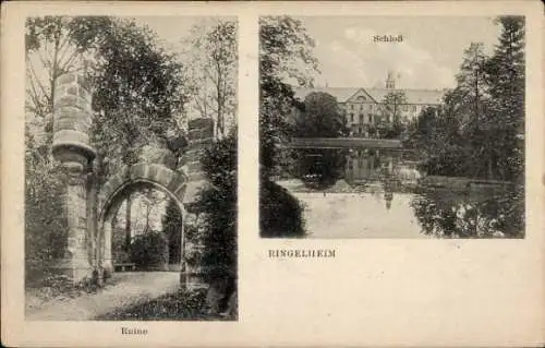 Ak Ringelheim Salzgitter in Niedersachsen, Ruine, Schloss