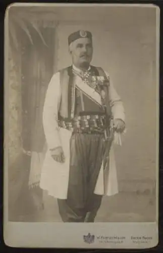 Cabinet Foto Fürst Nikolaus von Montenegro