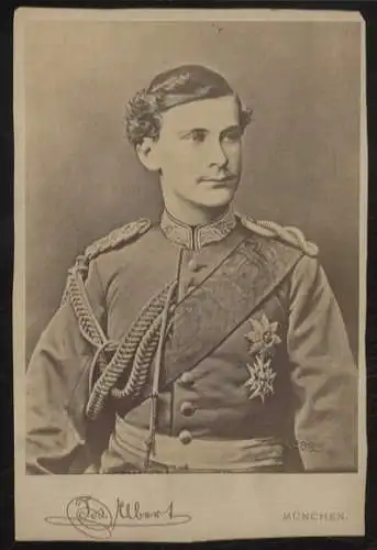 Cabinet Foto König Otto von Bayern