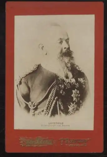 Cabinet Foto Prinzregent Luitpold von Bayern